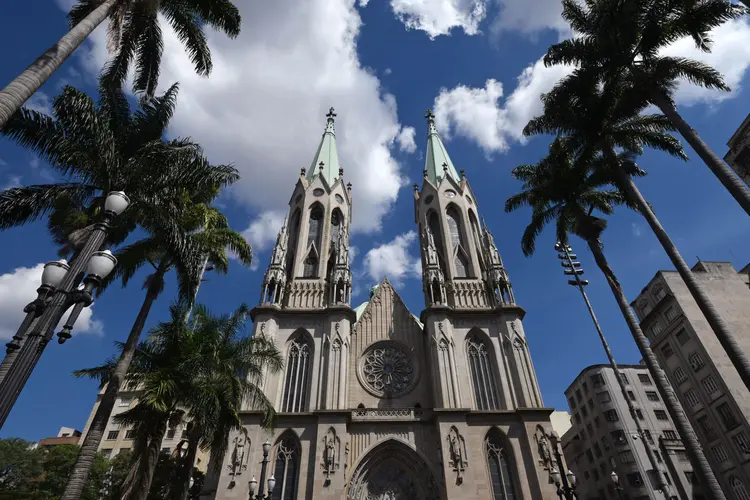 Igreja da Sé, em São Paulo: os custos de políticas como essa são bancados pelos consumidores de energia em geral (Priscila Zambotto/Getty Images)