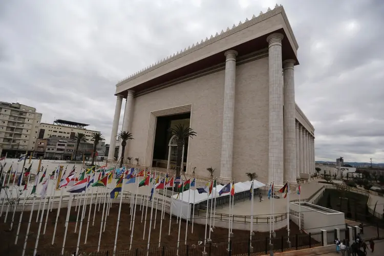 Templo de Salomão, em São Paulo: lideranças religiosas conseguiram aprovar, no fim do ano passado, ampliação da isenção na cidade (Nacho Doce/Reuters)