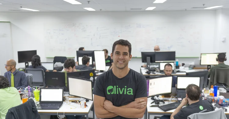 Lucas Moraes, fundador da Olívia: empresa criou inteligência artificial que sugere como gastar melhor seu dinheiro (Olívia/Divulgação)