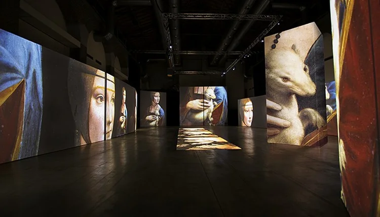 Leonardo da Vinci: exposição fica disponível até o fim de dezembro (Divulgação/Divulgação)