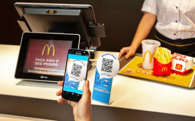 QR Code do Mercado Pago no Mc Donald´s (Mercado Pago/Divulgação)