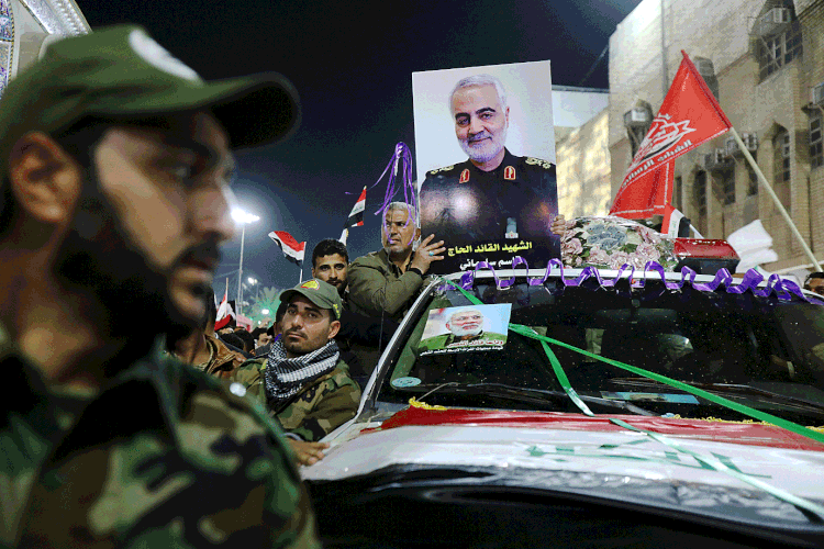 Qassem Soleimani: luto começa a valer a partir deste sábado (Abdullah Dhiaa al-Deen/Reuters)