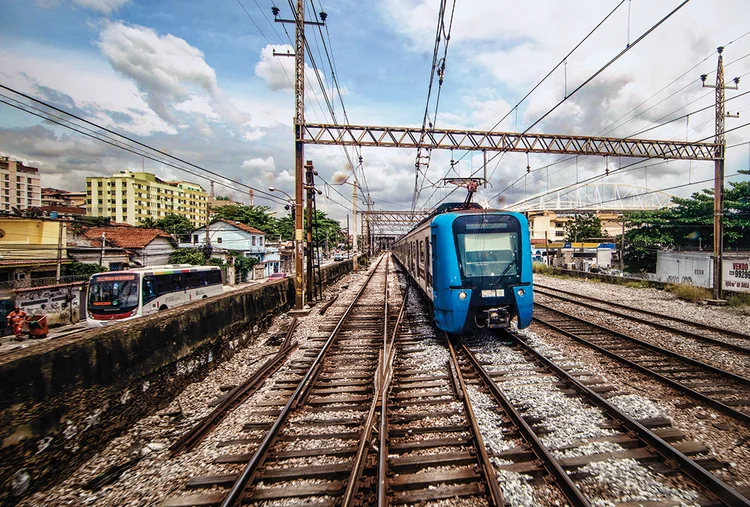 SuperVia: a companhia é controlada pela GUMI - Guarana Urban Mobility Incorporated Brasil, consórcio formado pela japonesa Mitsui e West Japan Railway Company, além de um fundo japonês (André Valentim/Exame)