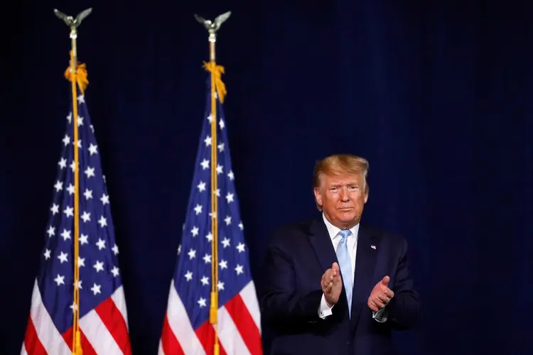 Donald Trump: ele venderá o acordo como trunfo eleitoral, embora o déficit comercial com a China continue (Eva Marie Uzcategui/File Photo/Reuters)