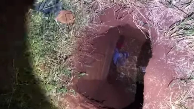 Rota de fuga: criminosos cavaram um túnel para deixar a prisão paraguaia (./Divulgação)