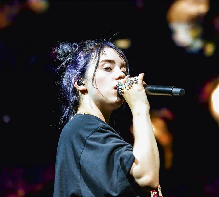 Billie Eilish: aos 18 anos, é a mais jovem concorrente ao prêmio de Álbum do Ano (Krista Schlueter/The New York Times/Fotoarena)