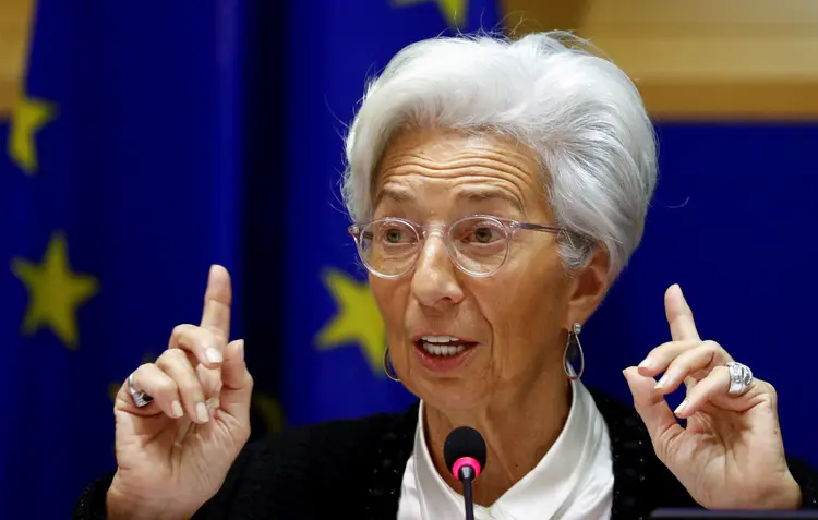 Christine Lagarde: presidente do BCE (Francois Lenoir/Reuters)