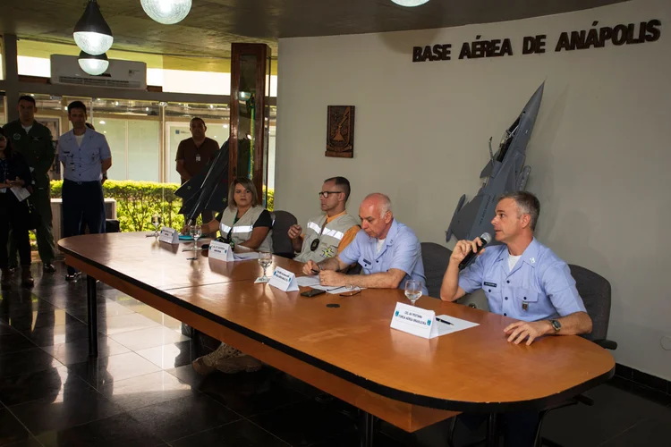 Base Aérea de Anápolis: local hospeda os brasileiros que vieram da China (Força Aérea Brasileira/Flickr)