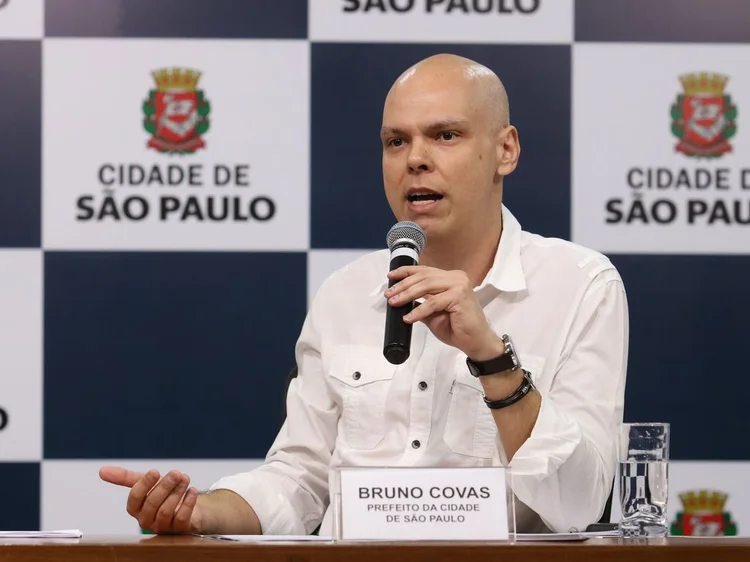 Bruno Covas: com o tratamento, o prefeito poderá retomar todas as atividades, inclusive se reunindo a multidões (Rovena Rosa/Agência Brasil)