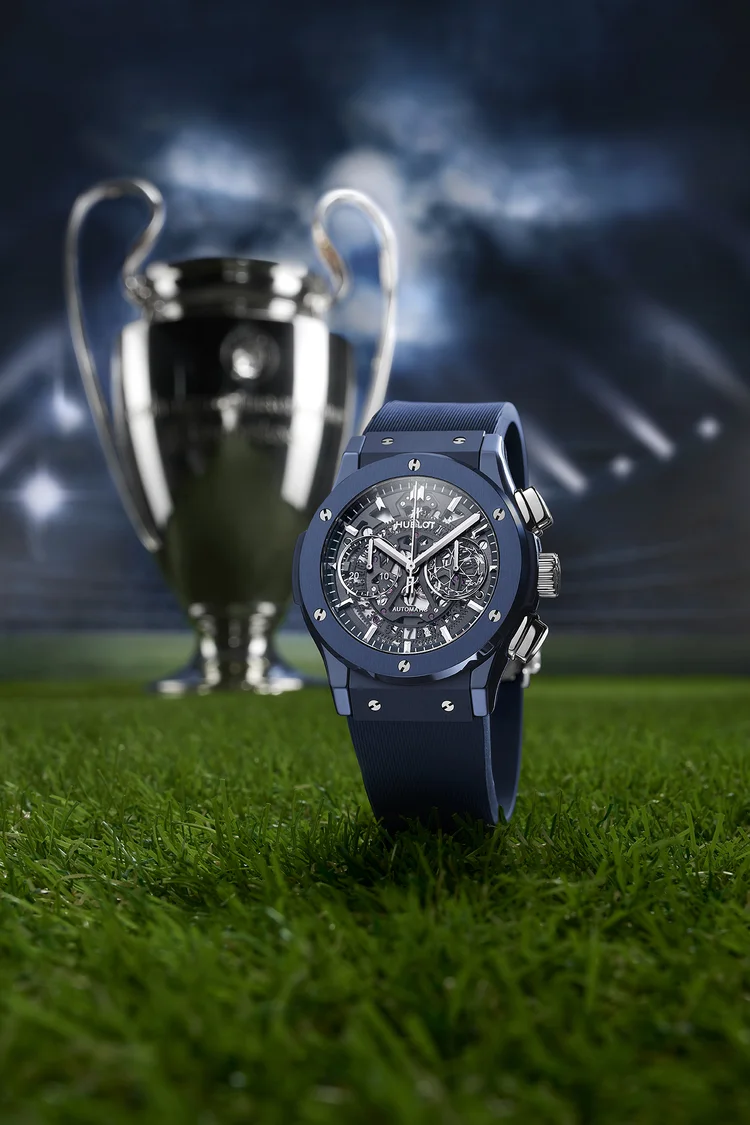 Classic Fusion Aerofusion Chronograph UEFA Champions League: lançamento da suíça Hublot (Hublot/Divulgação)