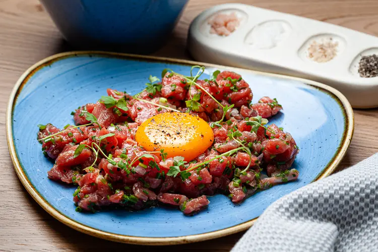 Steak Tartare: do Marine Restô (Dhani Borges/Divulgação)