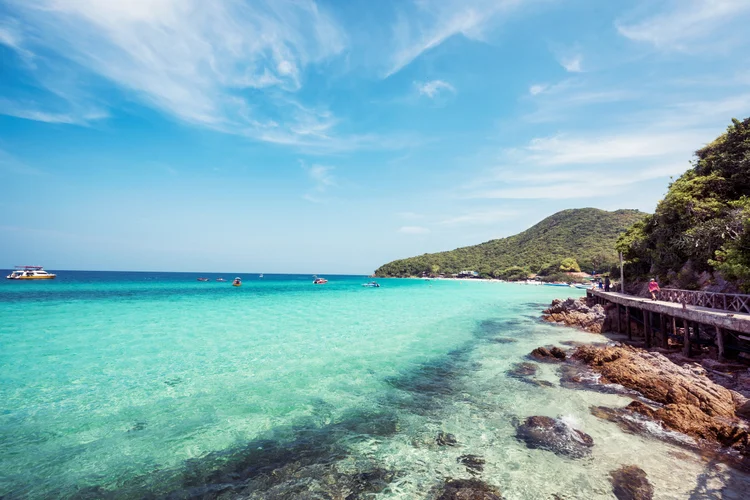 Sudeste asiático: praias perto de Pattaya, na Tailândia, devem encontrar menos visitantes nos próximos meses (Shihan Shan/Getty Images)