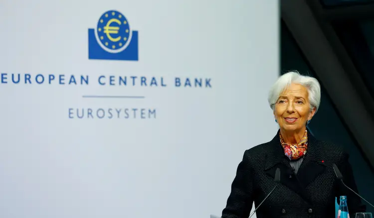 Christiane Lagarde: tentativa de ouvir os cidadãos da zona do euro em sua gestão à frente do Banco Central Europeu (Ralph Orlowski/File Photo/Reuters)