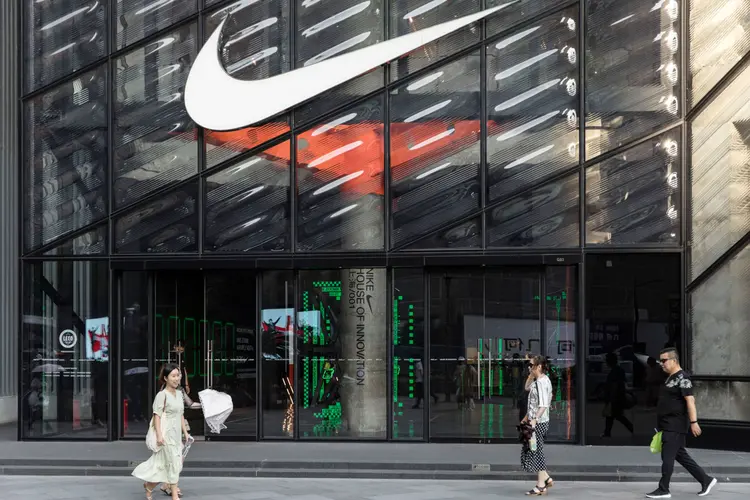 Nike: a companhia não discutiu o impacto da operação chinesa sobre seus resultados (Qilai Shen/Bloomberg)