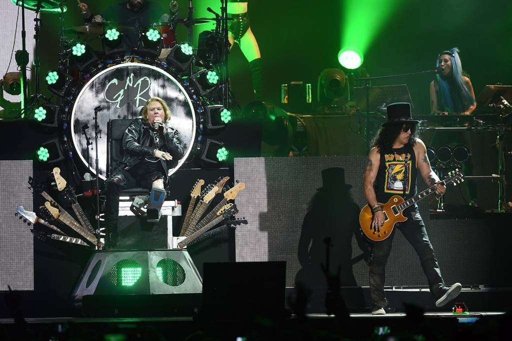 Guns N' Roses: anúncio da turnê foi feito três dias depois de banda se apresentar em Miami (Kevin Winter / Equipe/Getty Images)