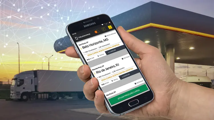 App da TruckPad: empresa começa a vender produtos como pneus e peças para caminhoneiros (Truckpad/Divulgação)