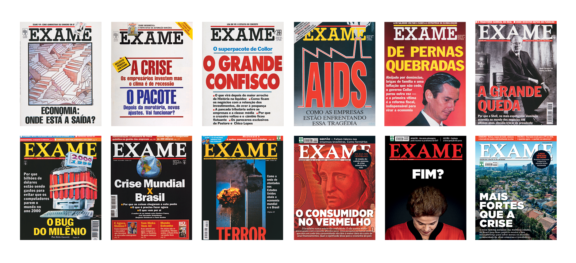 Carta de EXAME | As crises. E as retomadas