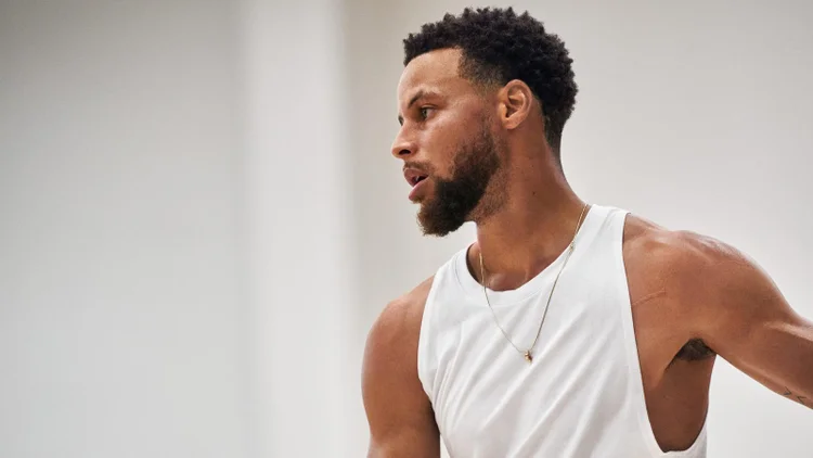 O jogador de basquete Stephen Curry: parceria com a Under Armour (Under Armour/Divulgação)