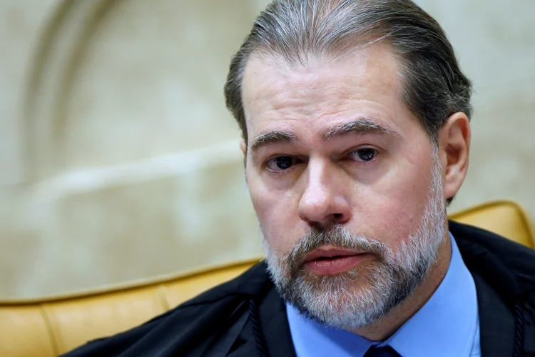Dias Toffoli: Toffoli defendeu o inquérito das fake news --que teve sua validade confirmada pela maioria do plenário do Supremo (Adriano Machado/Reuters)