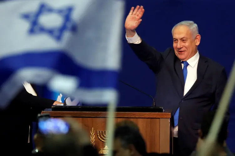 Eleições Israel: no sistema israelense, Netanyahu tem 36 cadeiras (Amir Cohen/Reuters)
