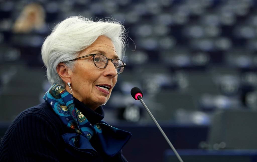FILE PHOTO: European Central Bank President Christine Lagarde addresses the European Parliament during a debate on the 2018 annual report of the ECB in Strasbourg, France, February 11, 2020. REUTERS/Vincent Kessler/File Photo
 (Vincent Kessler/File Photo/Reuters)