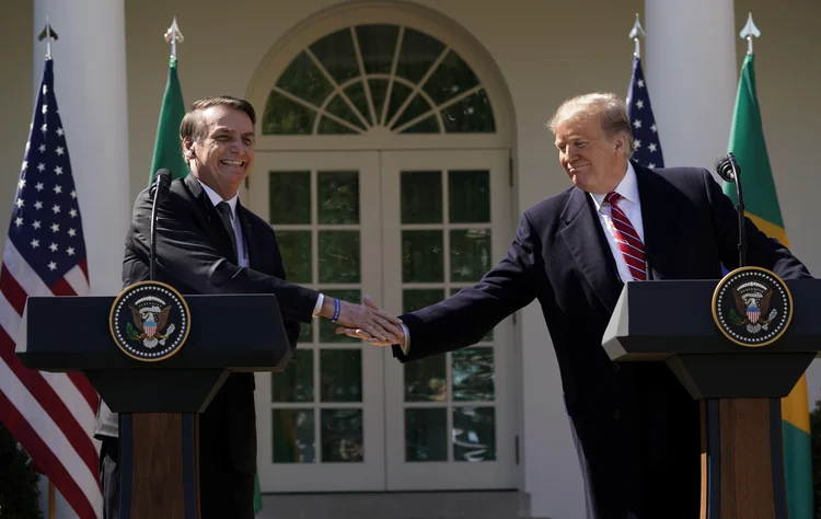 EUA: Bolsonaro contou ter sido "chamado" por Trump, informou fonte (Kevin Lamarque/Reuters)