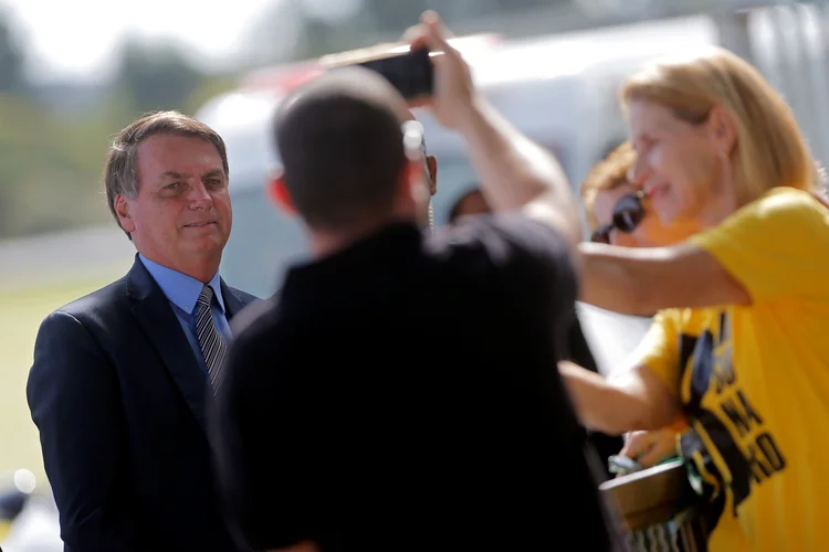 Bolsonaro: ainda não há informações oficiais sobre o motivo da visita ao Hospital (Adriano Machado/Reuters)