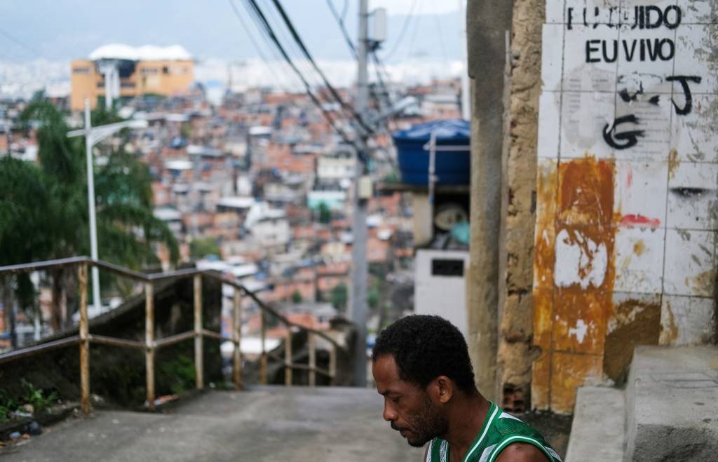 Complexo de Favela do Alemão, no Rio de Janeiro: (Ricardo Moraes/Reuters)