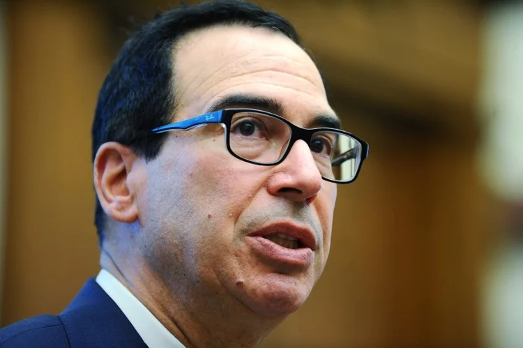 Steve Mnuchin: "Boeing disse que não tem intenção de usar um programa que possa mudar no futuro" (Mary F. Calvert/Reuters)