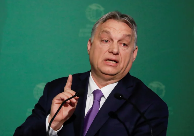 Premiê da Hungria, Viktor Orban, em Budapeste
10/03/2020 REUTERS/ (Bernadett Szabo/Reuters)