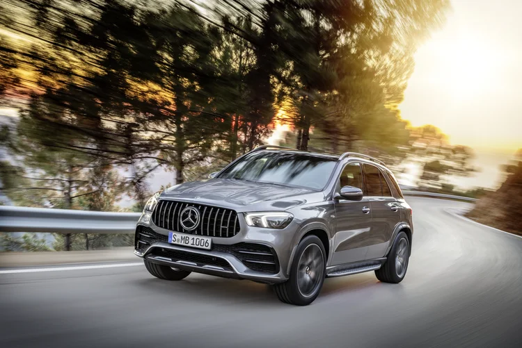 Mercedes-Benz GLE: embora seja grandalhão, seu desenho favorece o desempenho (Mercedez/Divulgação)