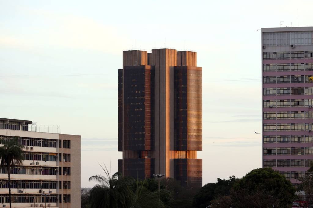 Vista do prédio do Banco Central brasileiro, em Brasília (Gregg Newton/Bloomberg)