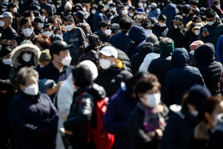 Coreia do Sul: país asiático enfrentou o primeiro grande surto fora da China, mas conseguiu conter epidemia (SeongJoon Cho/Bloomberg)