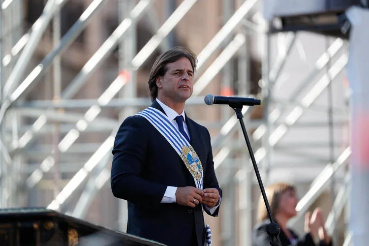 Luis Lacalle Pou, atual presidente do Uruguai; país não permite reeleição consecutiva (Alan Santos/PR/Flickr)
