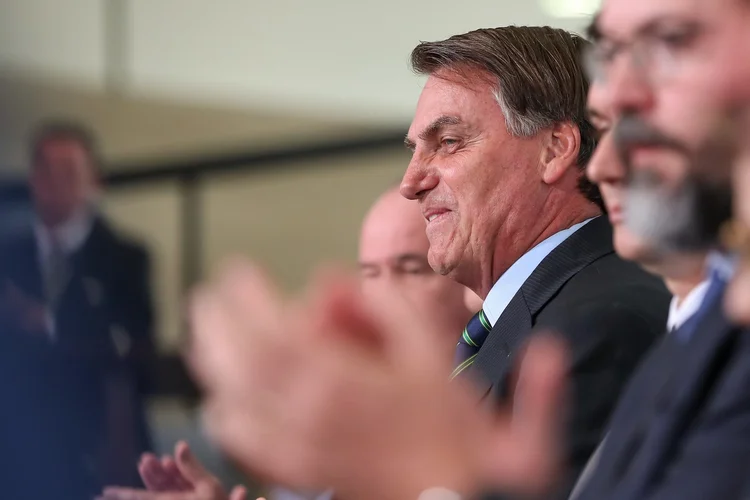 Jair Bolsonaro: "presidente afirmou que está disposto a receber Maia e Alcolumbre ou visitá-los para alinhar uma "pauta de interesse da população" (Marcos Corrêa/PR/Getty Images)