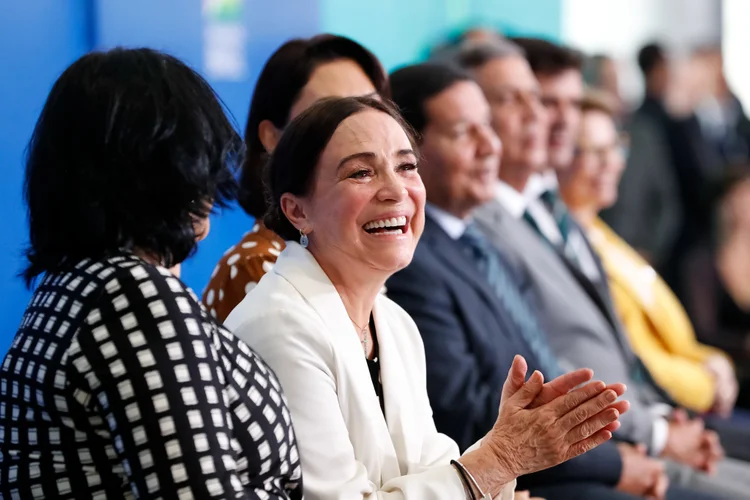 Regina Duarte: "Houve muitas conquistas, conquistas extraordinárias. E também muitas perdas" (Alan Santos/PR/Flickr)