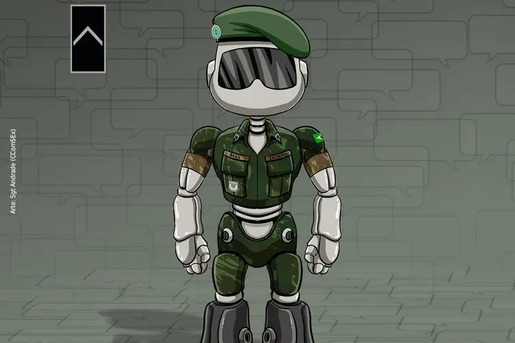 Max: robô de atendimento online do Exército Brasileiro tem 70% de assertividade em respostas (Exército Brasileiro/Divulgação)