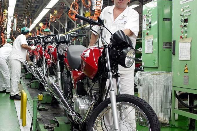 Produção de motocicletas sobe 5,1% no primeiro bimestre