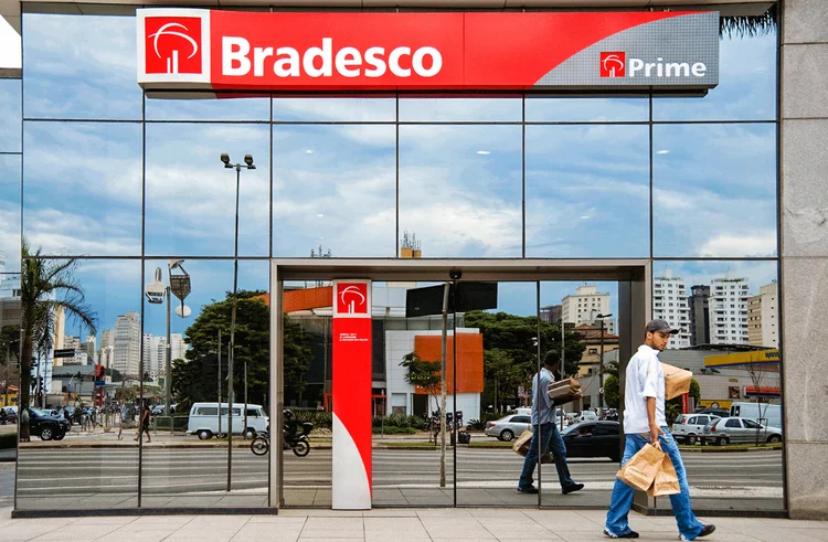 As ações do Bradesco foram as mais penalizadas (Paulo Fridman/Bloomberg)