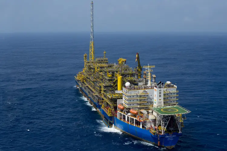 FPSO Cidade de Ilhabela, da Petrobras: preço de equilíbrio da companhia está ameaçado (Stéferson Faria/Agência Petrobras/Divulgação)