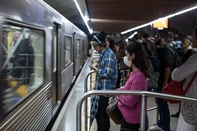 Metrô de São Paulo: Estado ainda registra o maior número de casos do país (Victor Moriyama/Getty Images)