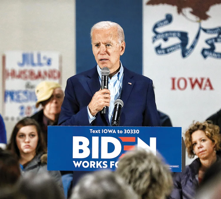 Joe Biden: o democrata lidera a corrida de seu partido para a Casa Branca (Chip Somodevilla/Getty Images)