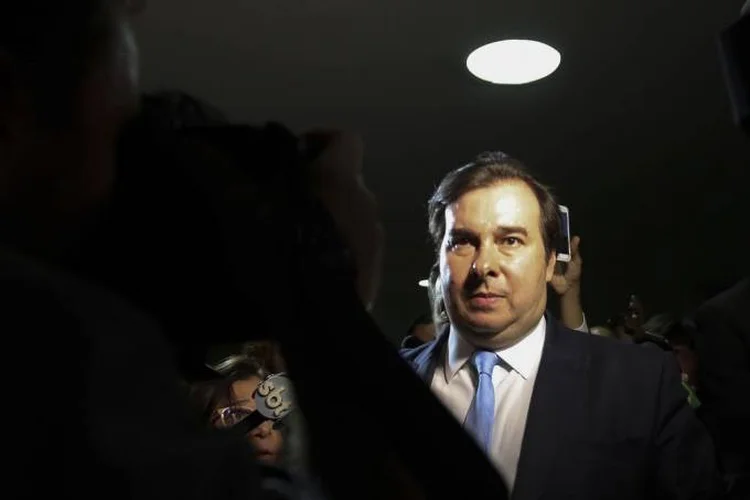 Maia: "Se um partido quer participar do governo, o que isso tem a ver minha relação aqui na Câmara?" (Rodrigues Pozzebom/Agência Brasil)