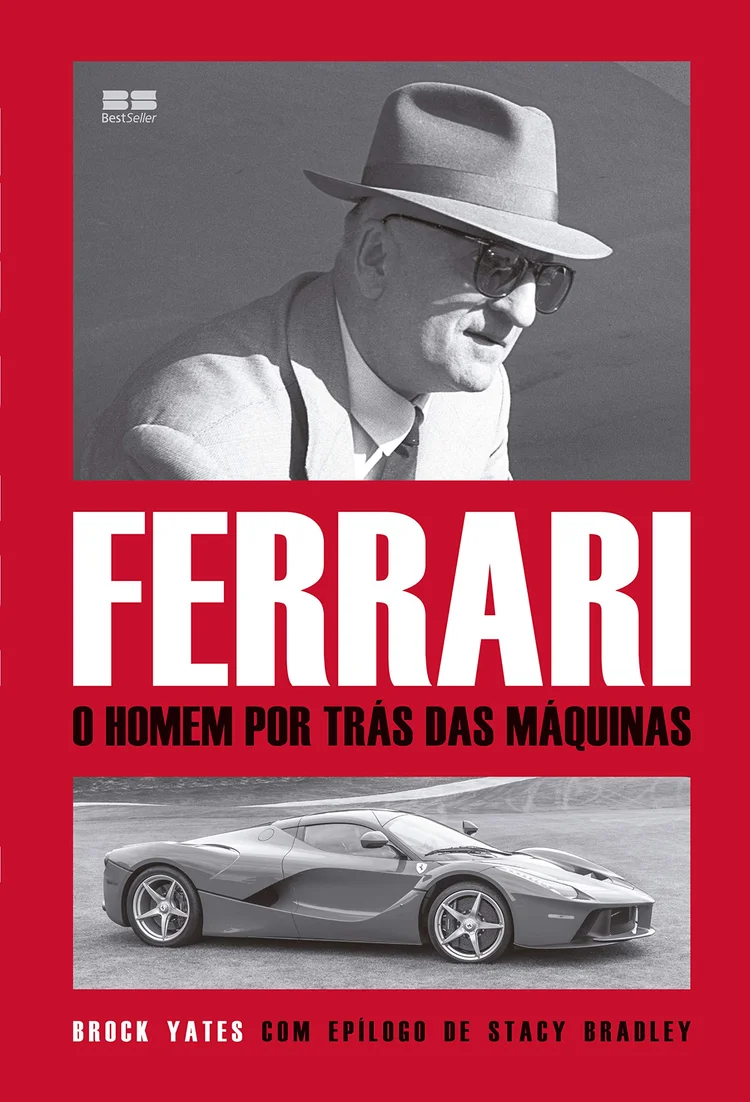 Capa de "Ferrari: O Homem por Trás das Máquinas" (BestSeller/Divulgação)