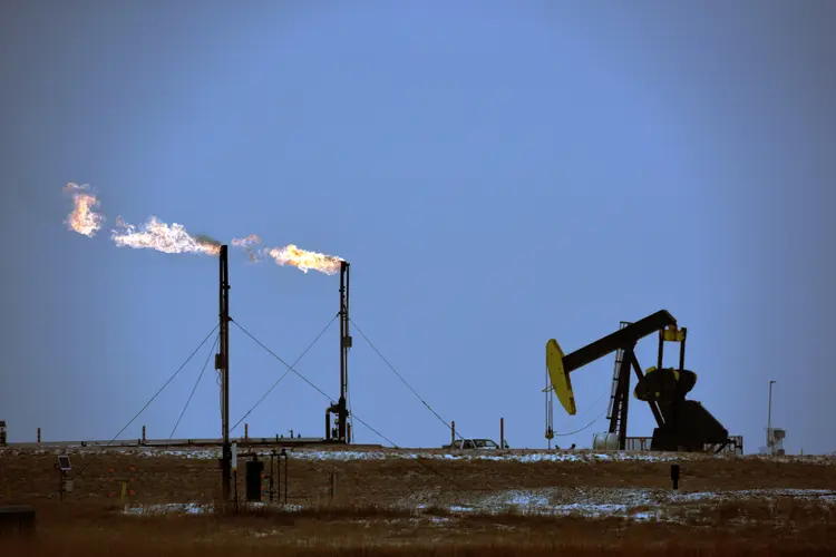 Petróleo: petróleo Brent fechou em alta de 1,10 dólar, ou 3,2%, a 35,75 dólares por barril, (Feifei Cui-Paoluzzo/Getty Images)