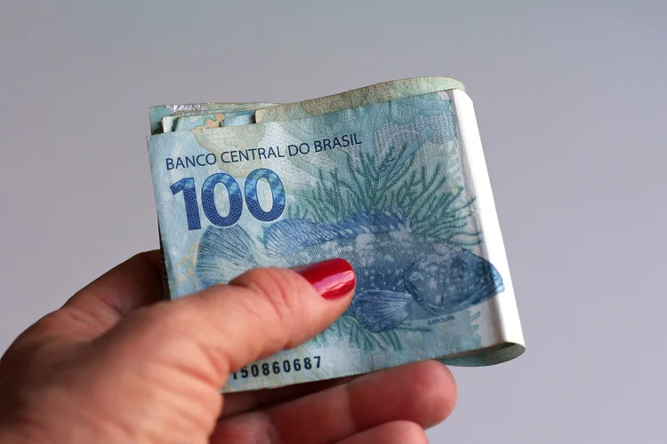 Dinheiro: em 2019 como um todo, os serviços cresceram 1,3% (Priscila Zambotto/Getty Images)