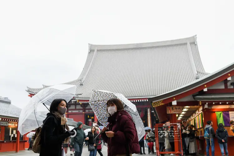 Tóquio: cidade também se tornou o centro da epidemia de coronavírus no país (Noriko Hayashi/Getty Images)