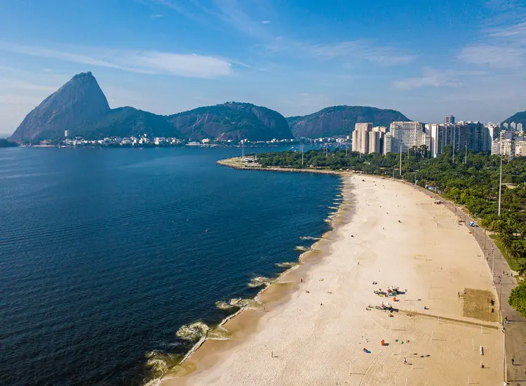 Praia do Flamengo, no Rio de Janeiro (Buda Mende/Getty Images)