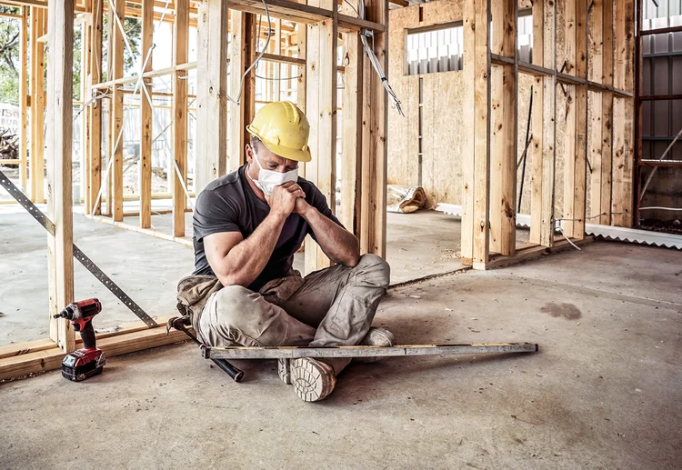 Construção civil: coronavírus afastou trabalhadores dos canteiros de obras (Sam Thomas/Getty Images)