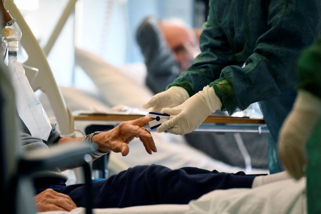Hospital na Itália: país superou a China em número de mortes por coronavírus (Flavio Lo Scalzo/Reuters)